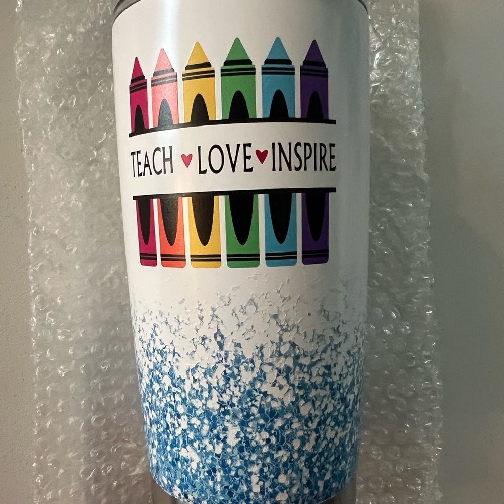 Inspirational Crayon Design Tumbler
